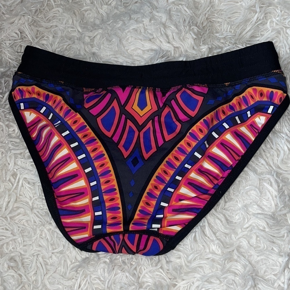 Athleta Printed Drawstring Swim Bikini Bottom Size XS - Picture 2 of 4